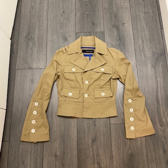 Dsquared2 Cropped Fitted Safari Jacket Size XS - Picture 1 of 10